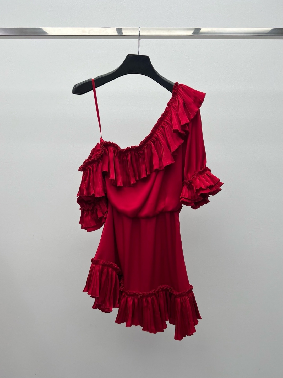 Corset Waist Cinch - Elegante Vestido Midi Romántico de Satén